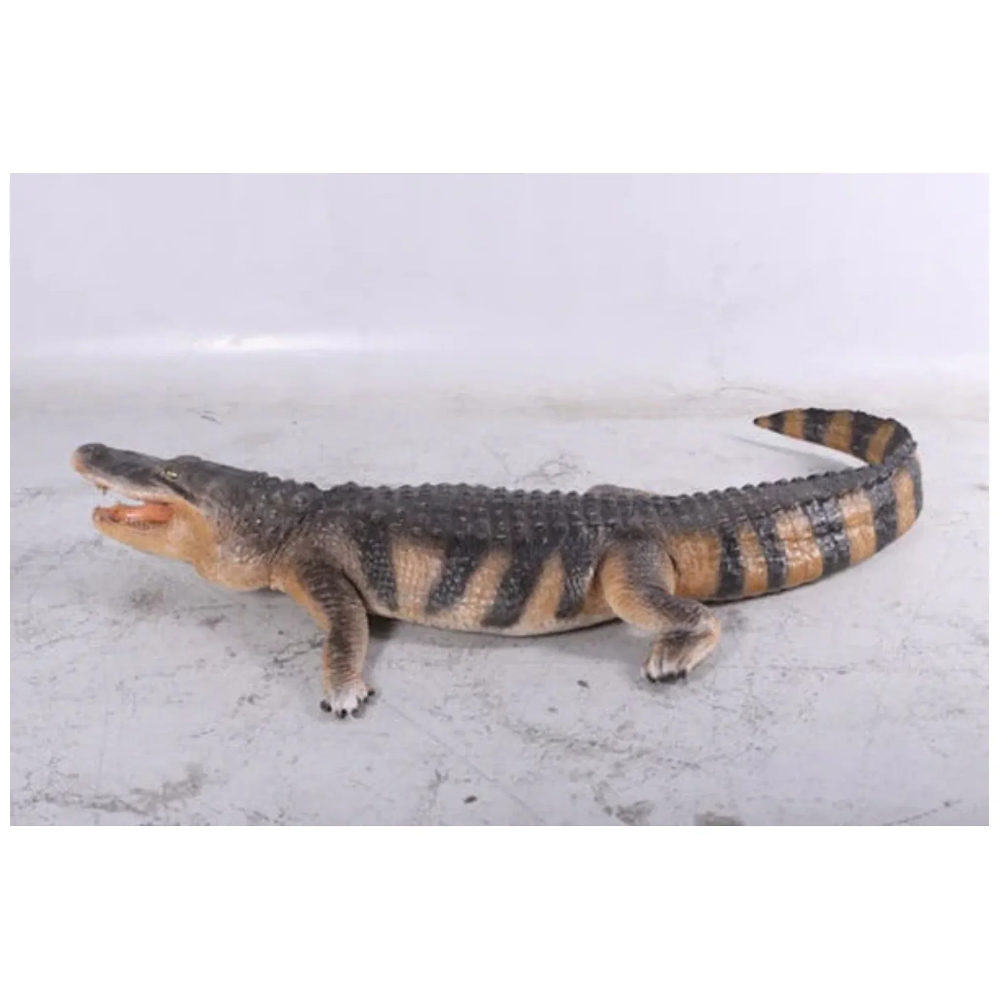American Alligator Life Size Statue - Image 2