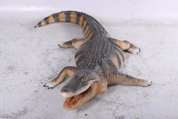 American Alligator Life Size Statue - Image 4