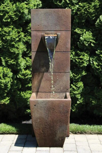 Anaconda Wall Stone Fountain Lighted 66" High - Image 3