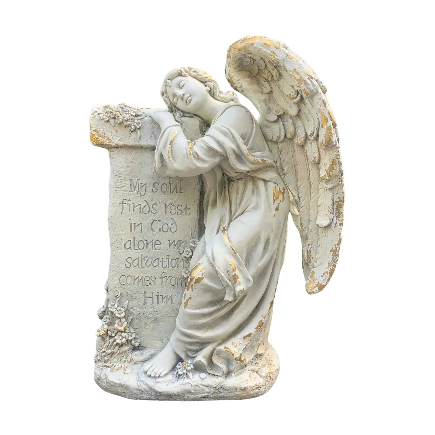 Angel Mourning  Religious Memorial Statue for Garden & Cemetery 33" - Image 6