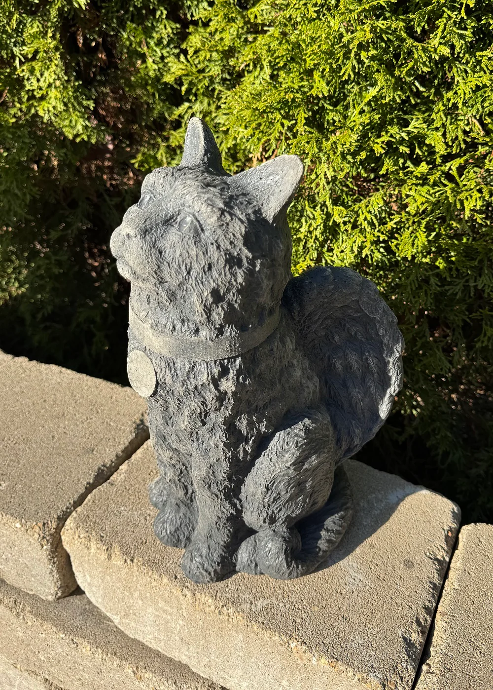 Angelic Cat Garden Statue Memorial