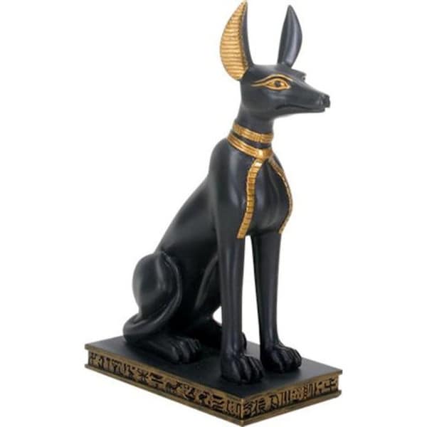 Anubis the Jackal God Statue 9" High