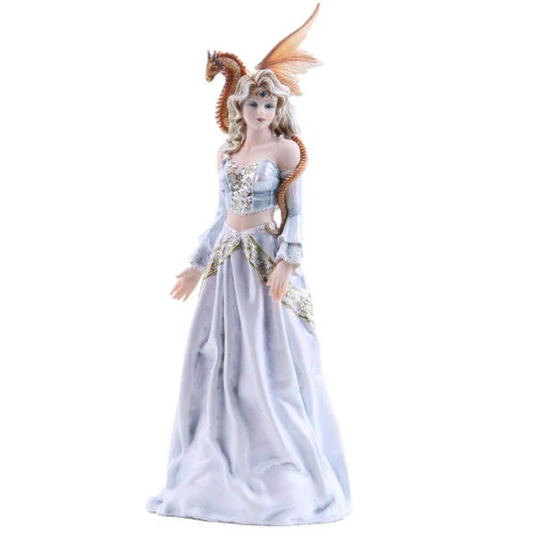 Asiria Witch and Dragon Statue