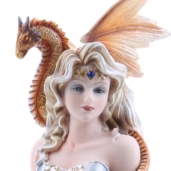 Asiria Witch and Dragon Statue - Image 2