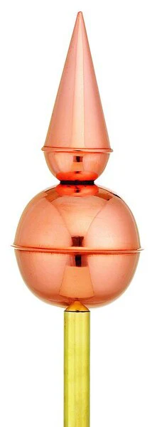 Avalon Copper Finial 13" High