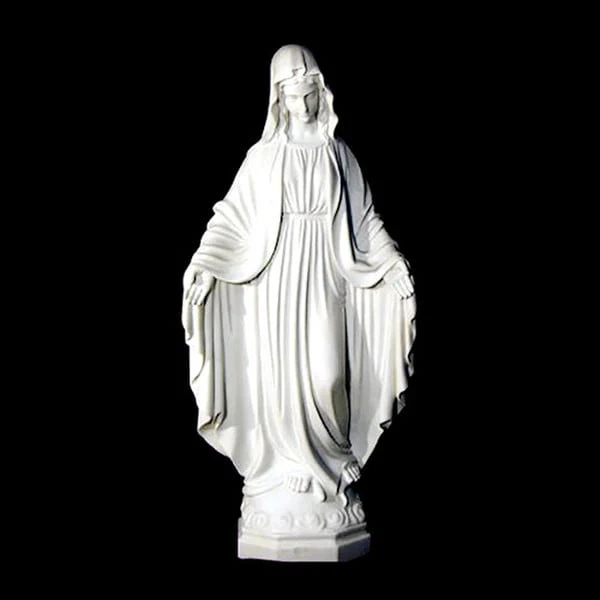 Blessed Mother Mary Life Size Marble Statue - Image 6
