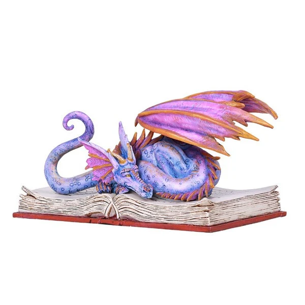 Book Wyrm Worm Dragon Sculpture