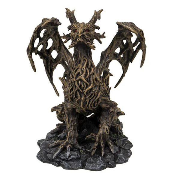 Branch-wood Guardian Forest Dragon Statue
