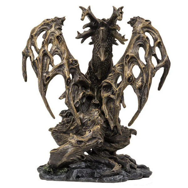 Branch-wood Guardian Forest Dragon Statue - Image 2