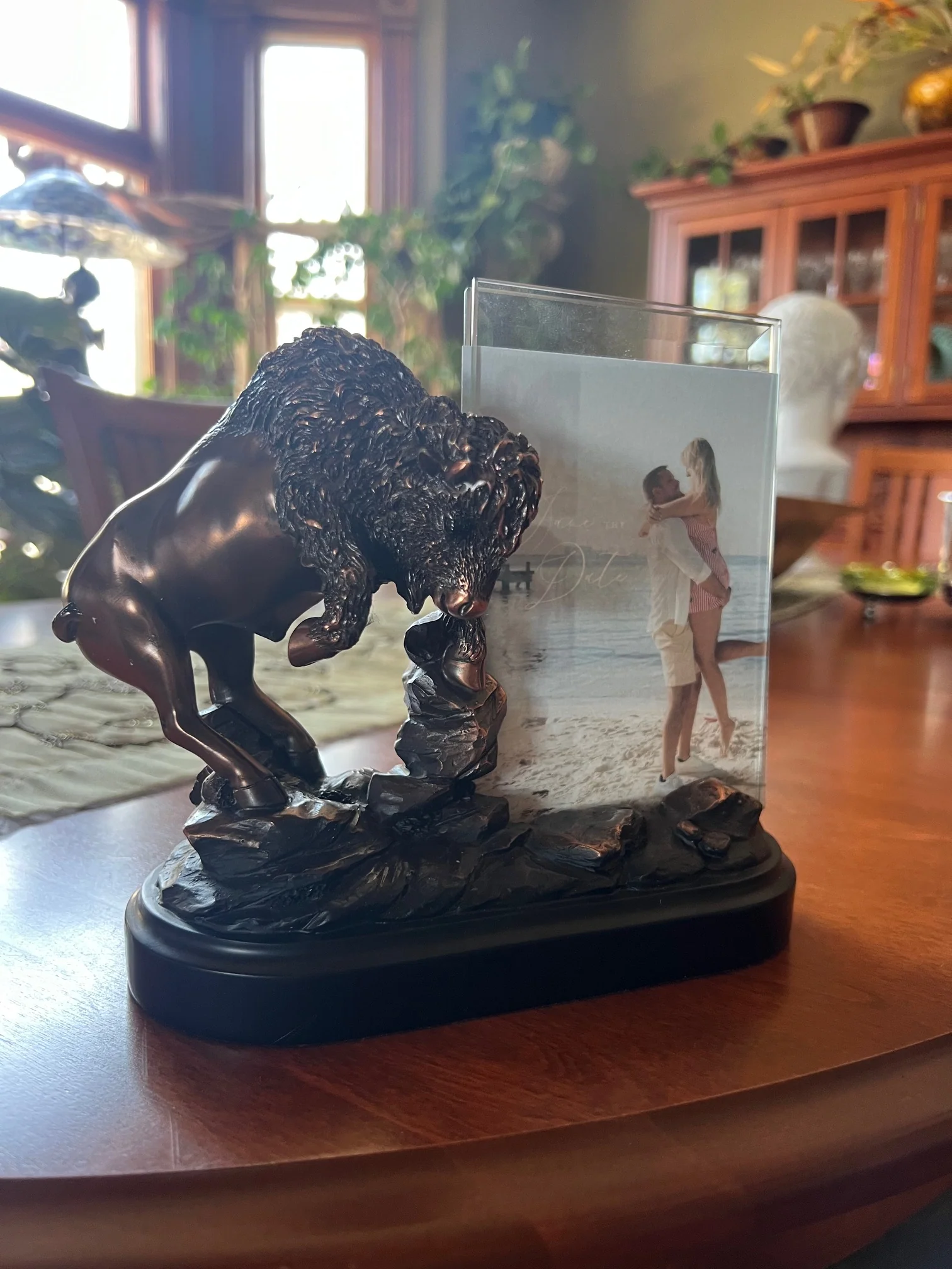 Buffalo Picture Frame Sculptural Award Statue - Image 9