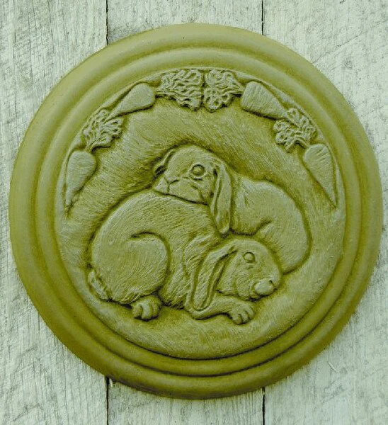 Bunny Stepping Stone Or Wall Plaque