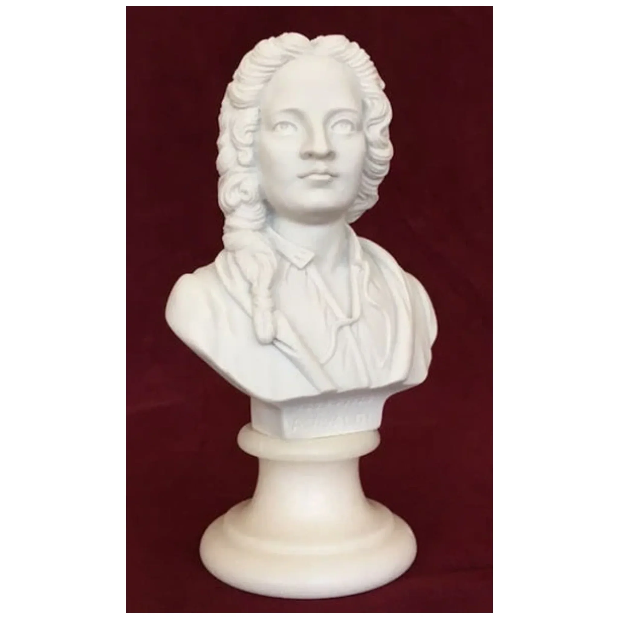Bust of Composer Vivaldi Marble Sculpture