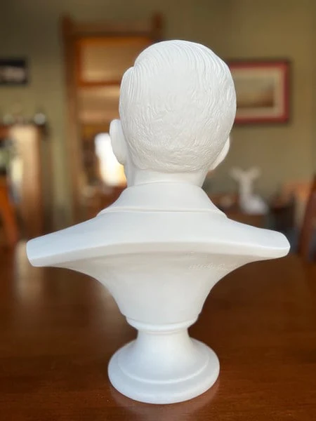 Bust of J.F. Kennedy Marble Sculpture - Image 4