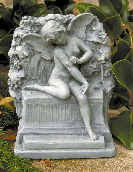 Butterfly Fairy Antique Garden Sculpture 7.5" High