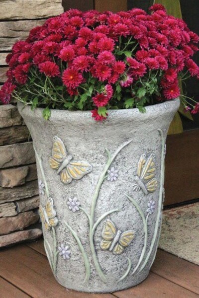 Butterfly Garden Planter Cement