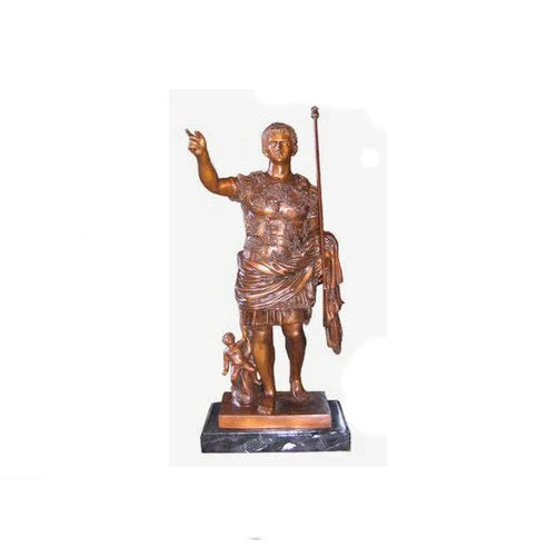 Caesar Augustus of Prima Porta Bronze Statue