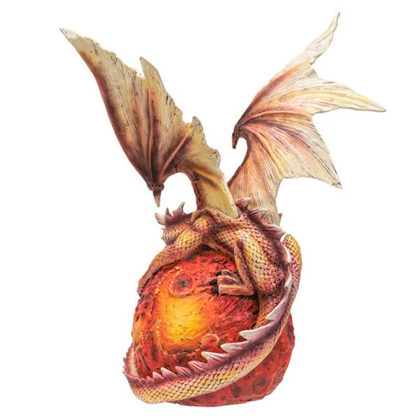 Celestial Planet Mars Guardian Dragon Statue - Image 2