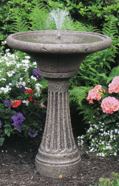 Chelsea Fleur De Lis Fluted Fountain
