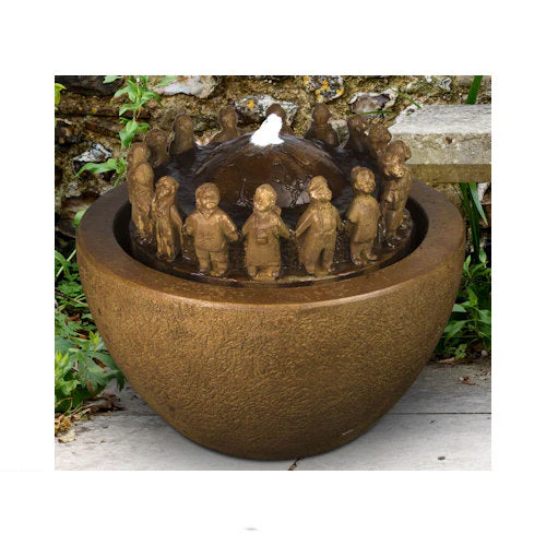Children of Peace Around the World Fountain 22" Wide - Image 2