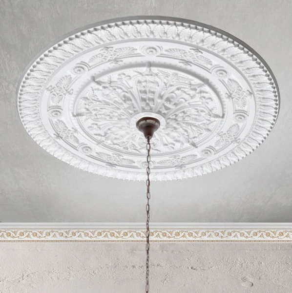 Classic Round Ceiling Medallion 37 Inch - Image 2
