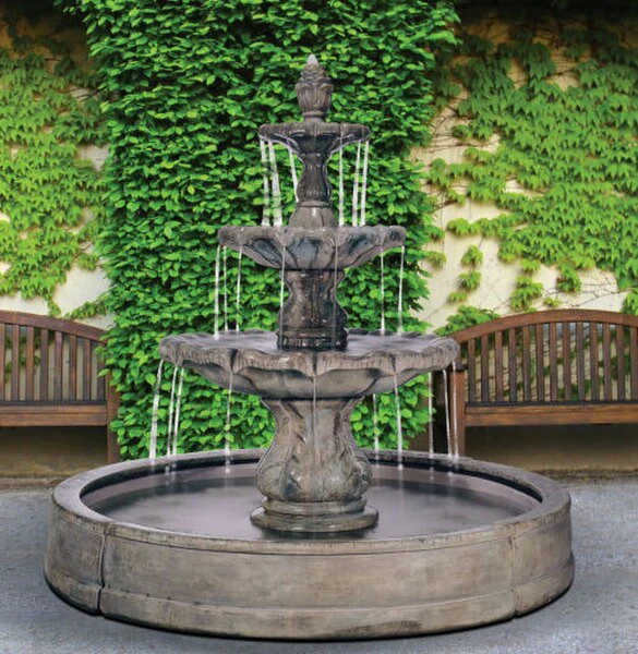 Classical Finial In Valencia Pool Fountain 61" High