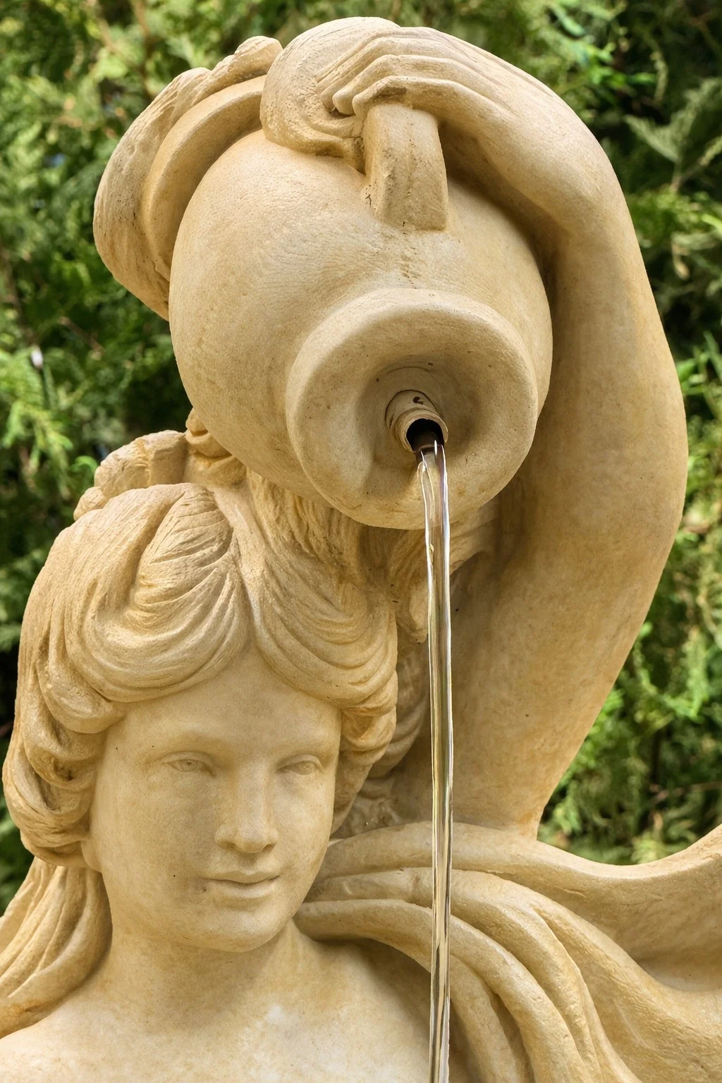 Venus with Dolphins and Child Estate Pool Fountain 65" High - Image 2
