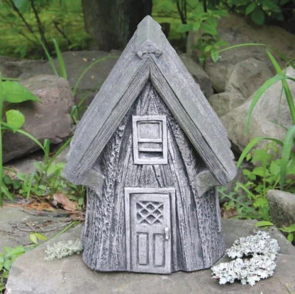 Cottage Whispering Woods Tree Stump Statue
