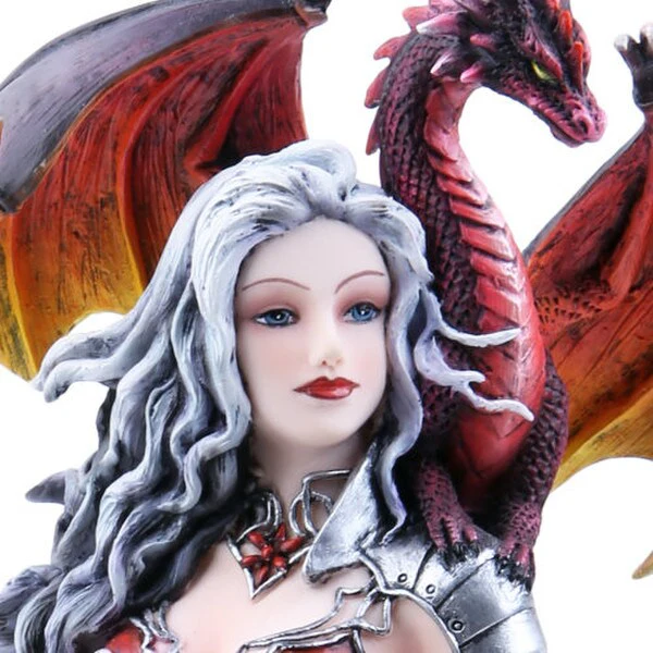 Crimson Lilly Fairy Statue by Nene Thomas - Image 2