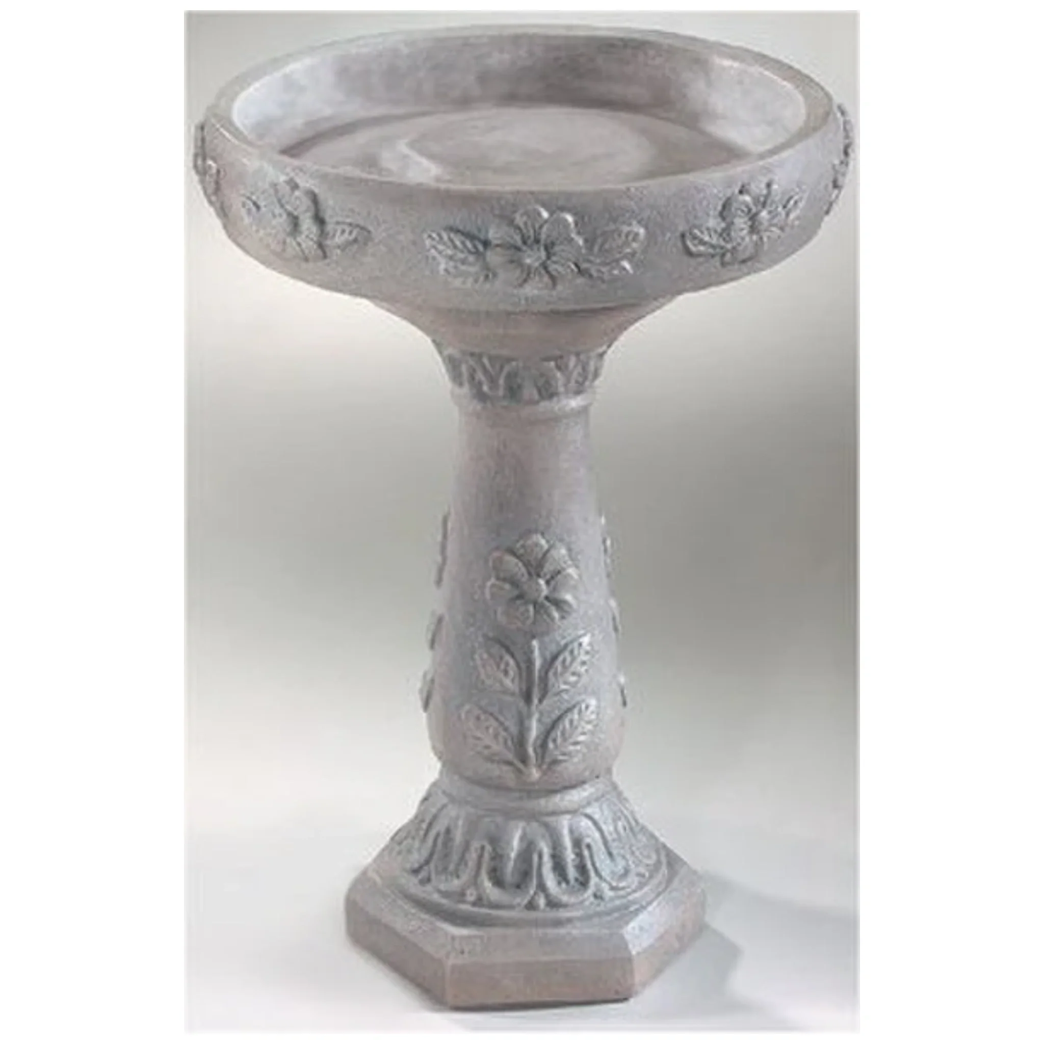 Daisy Bird Bath 27" High - Image 2