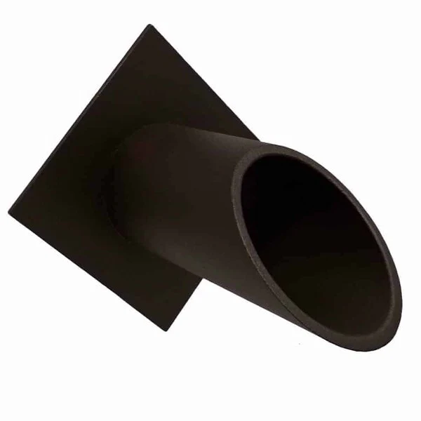 Deco Wall Scupper w/Diamond Backplate