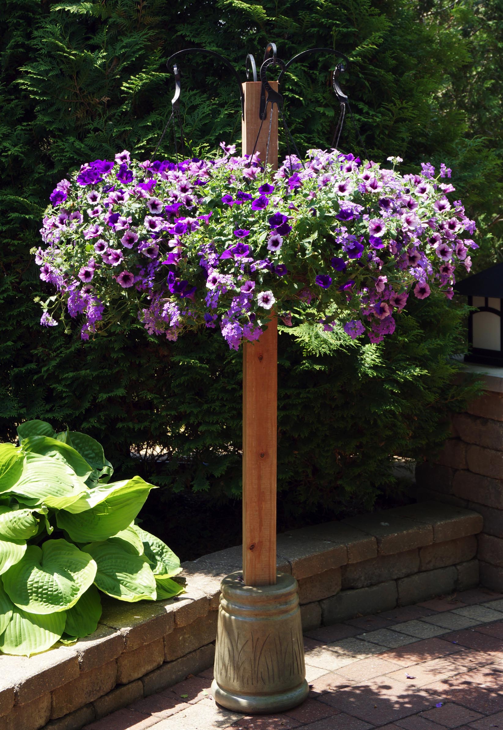 Decorative 4x4 Wooden Post Support Base