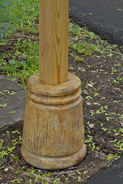 Decorative 4x4 Wooden Post Support Base - Image 2