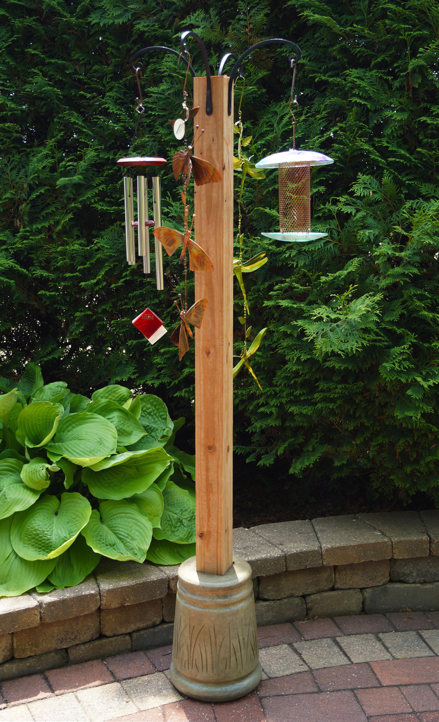Decorative 4x4 Wooden Post Support Base - Image 4