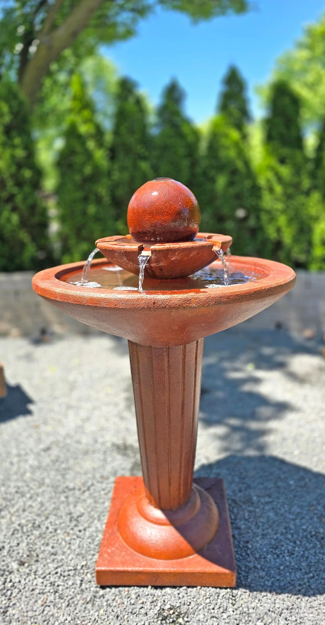 Delphi Sphere Fountain With Light Kit 41" High - Image 2