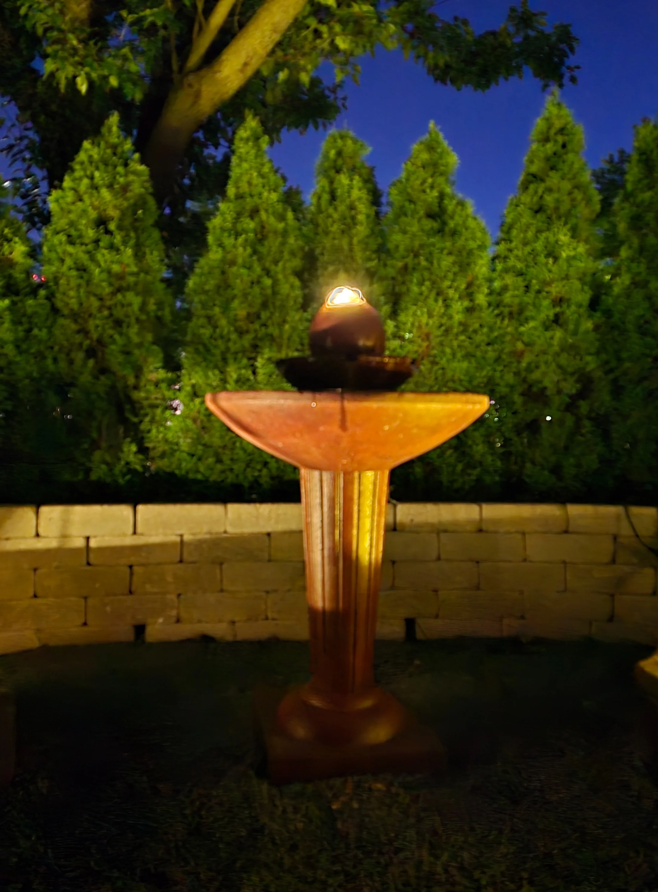 Delphi Sphere Fountain With Light Kit 41" High - Image 3