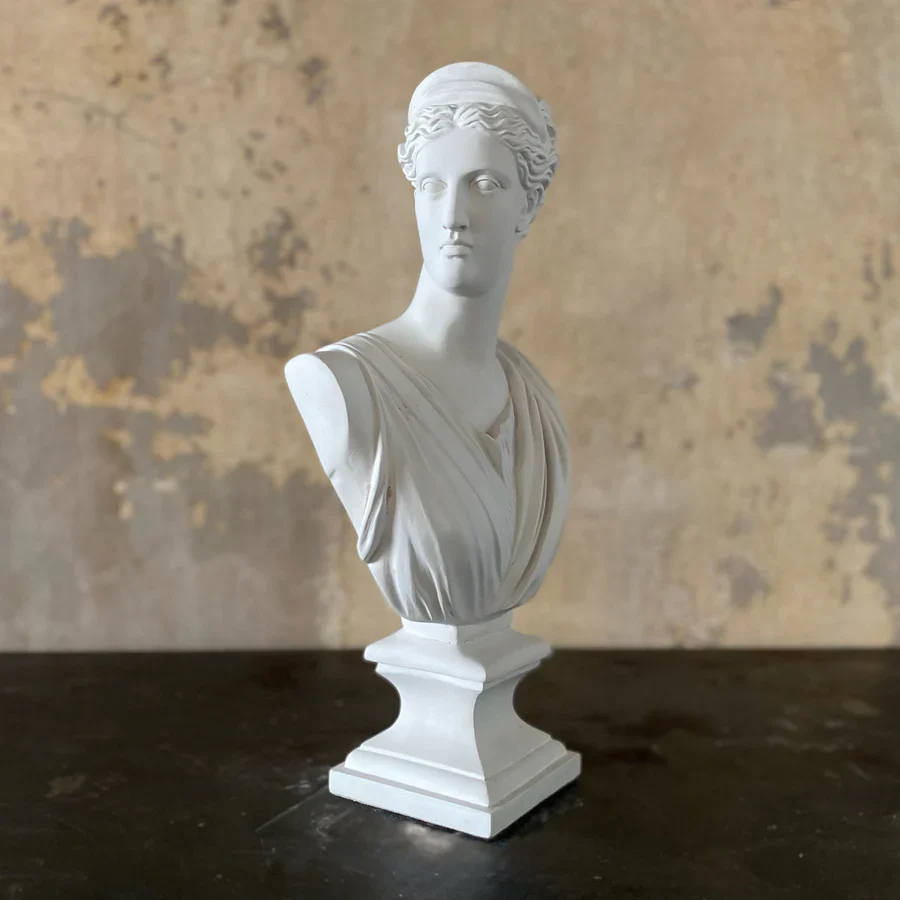 Diana Bust Sculpture 23" High - Image 3