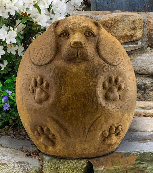 Dog Statue Buddy Cement Garden Statue - Image 2