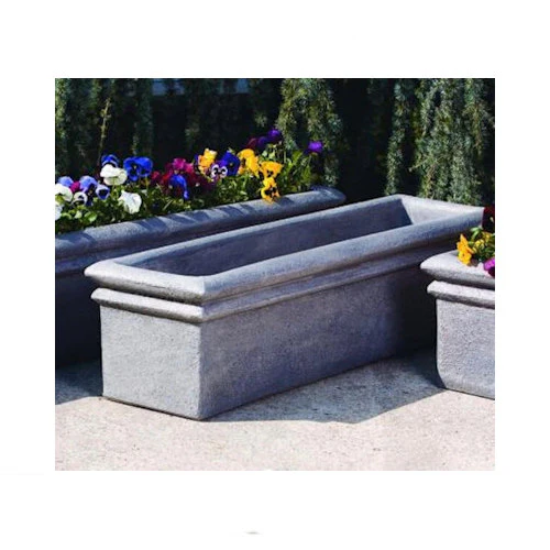 Double Rim Rectangle Box Planter 48" - Image 2