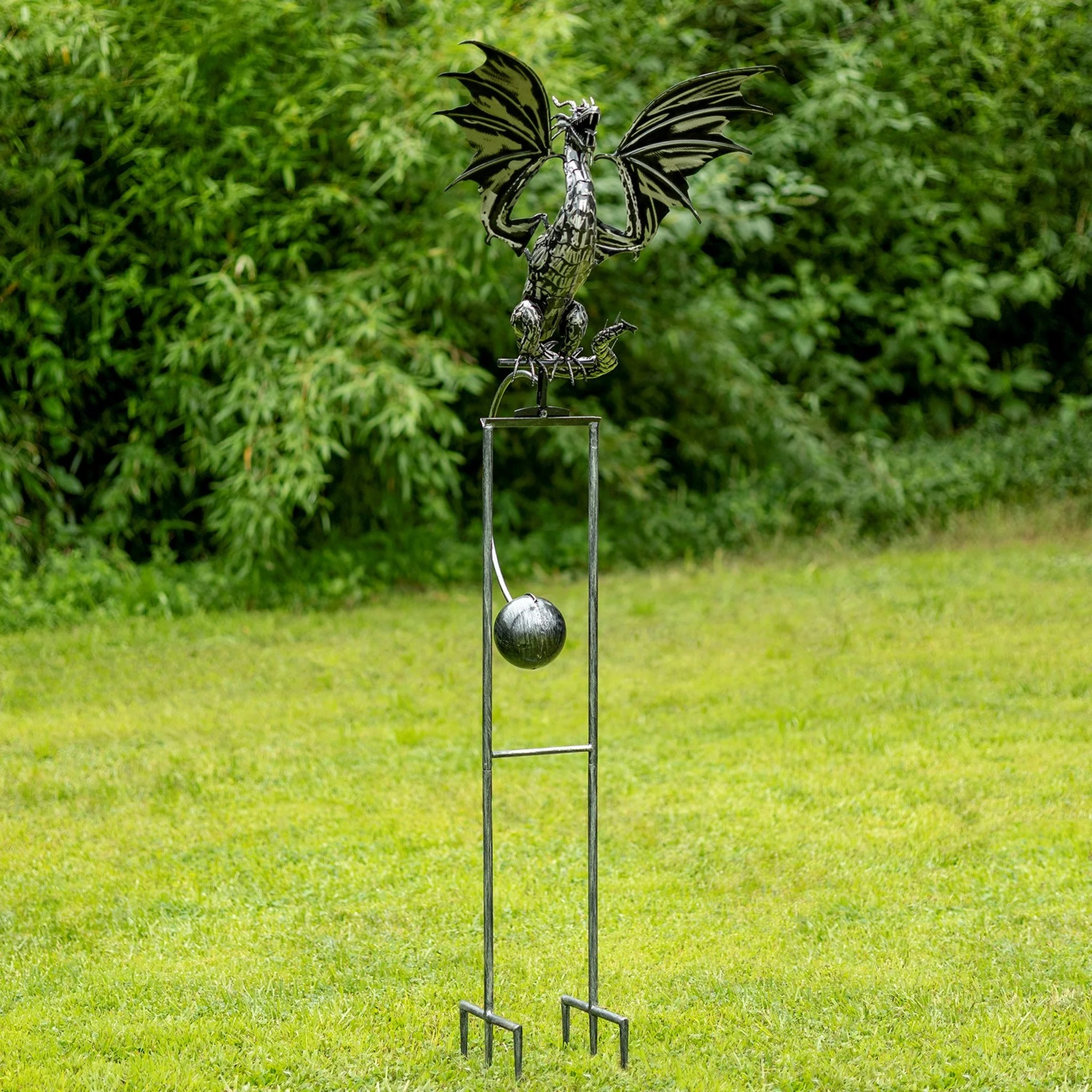 Dragon Swing Stake Sculpture 85" Tall - Image 2