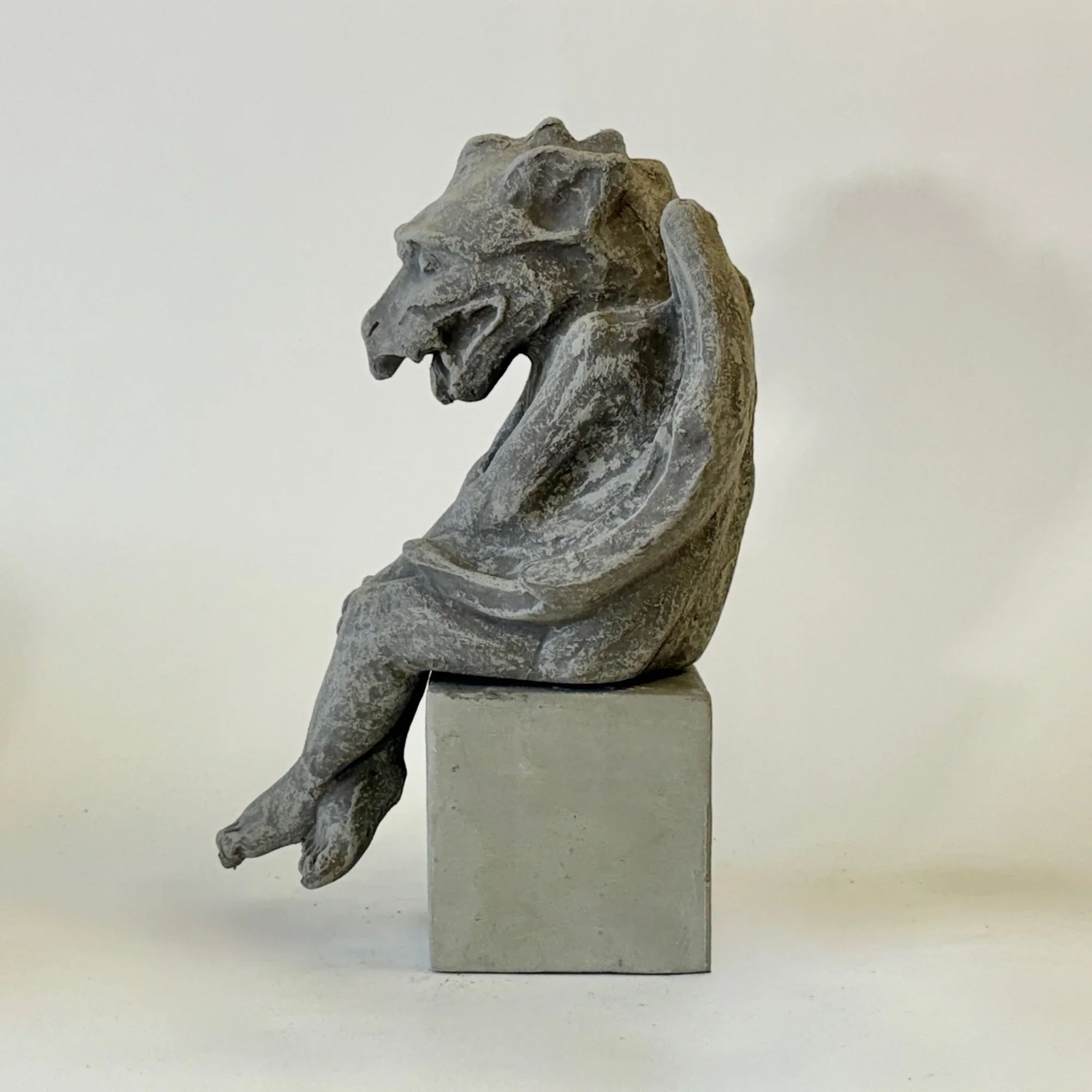 Dragon Gargoyle Ledgebound Guardian Statue 12" - Image 2