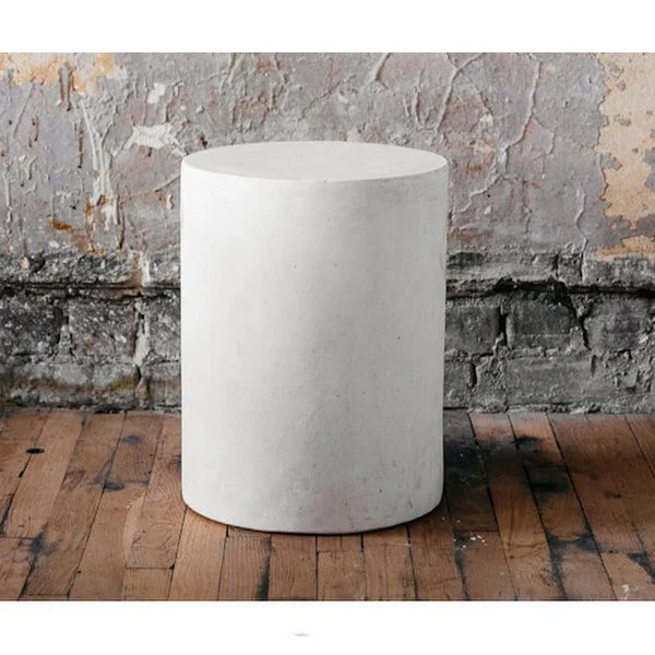 Drum Table Cylinder Minimalist Design 16" High