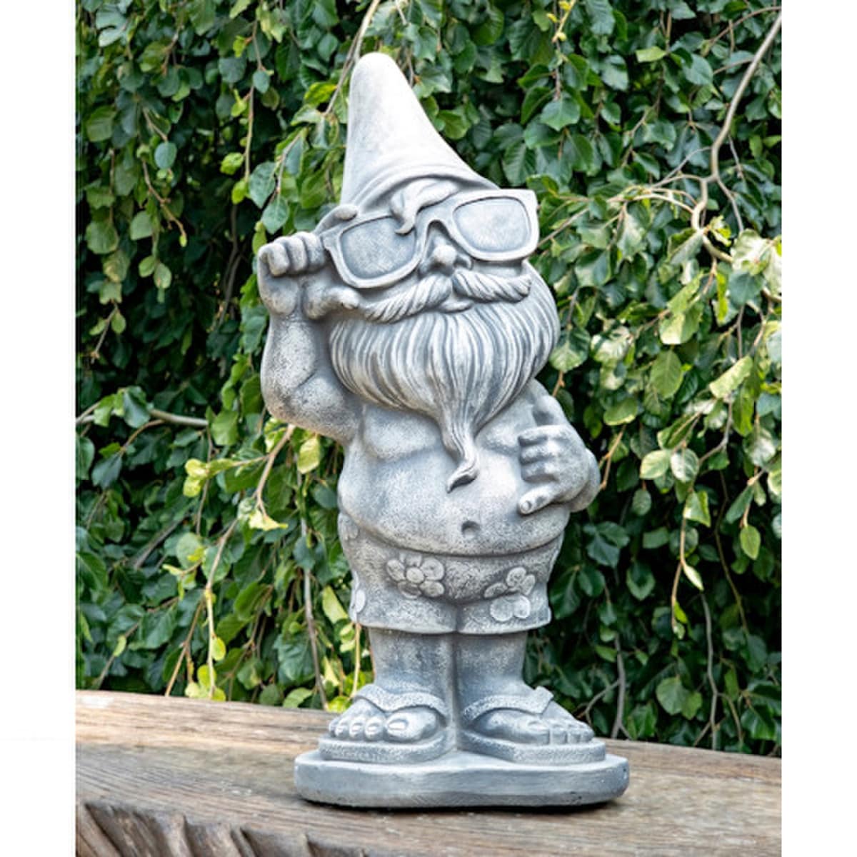 Dude Sunny Sid the Cool Gnome Statue 21" High
