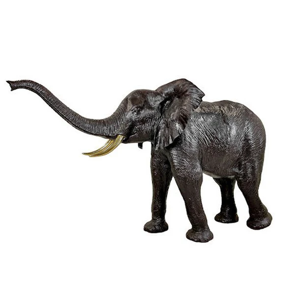Elephant Bronze Sculpture 6' 2" High - Image 2