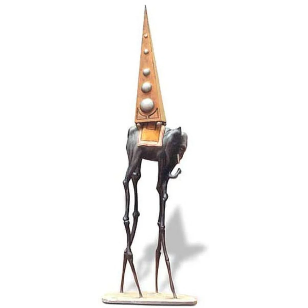 Elephant Temptation Of Saint Anthony Statue