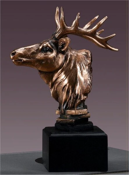 Elk Head 9" High