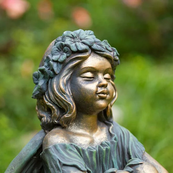 Enchanting Welcome Fairy Statue 25.5" High - Image 2