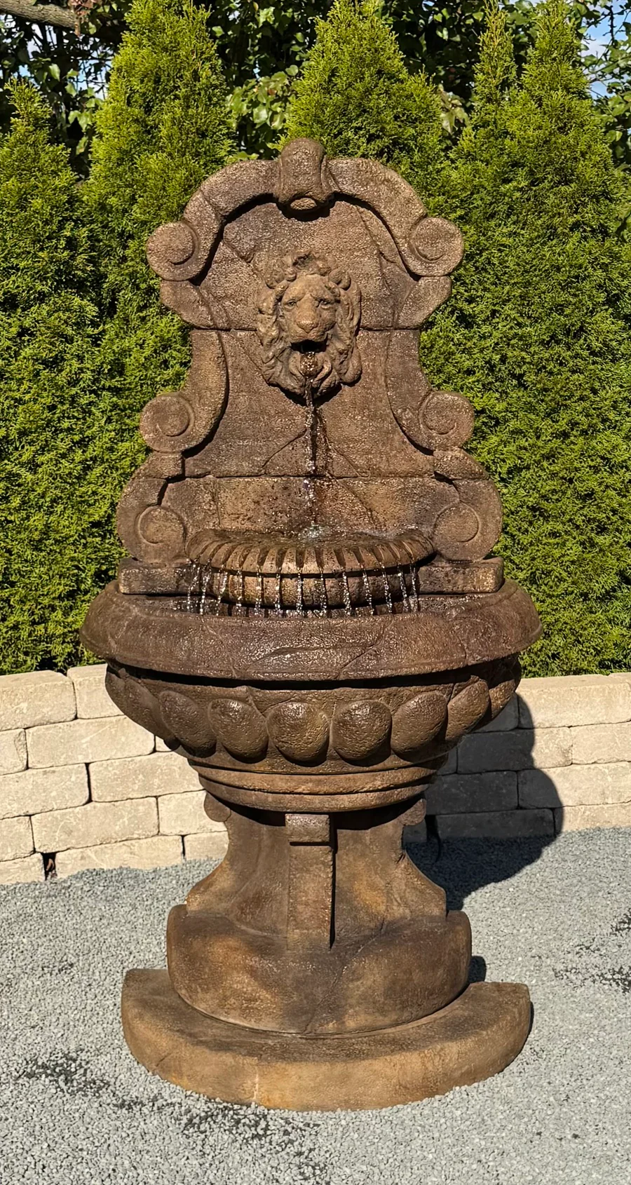 Europa Murabella Lion Wall Fountain – 66" High - Image 2