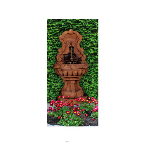 Europa Murabella Scroll Wall Fountain – 66" High - Image 2