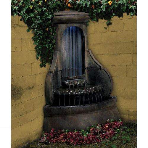 Falling Diamonds Corner Fountain Lighted 61.5" High - Image 2