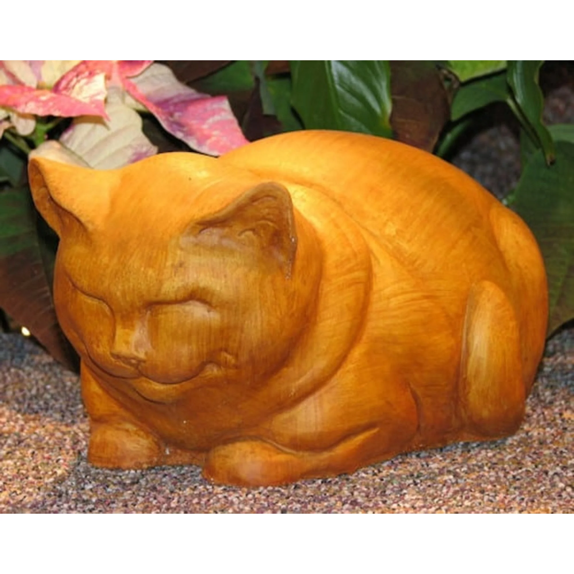 Cat Garden Sculpture—Indoor & Outdoor Cast Stone Art - Image 3